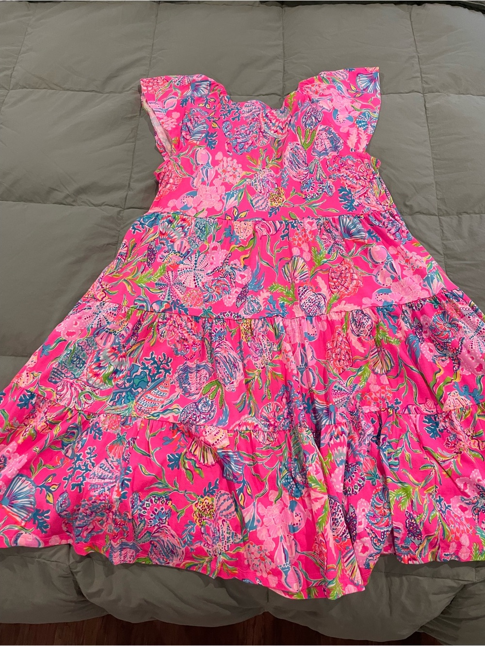 Lilly Pulitzer Kawai Flutter Sleeve Dress - Picture 6 of 6
